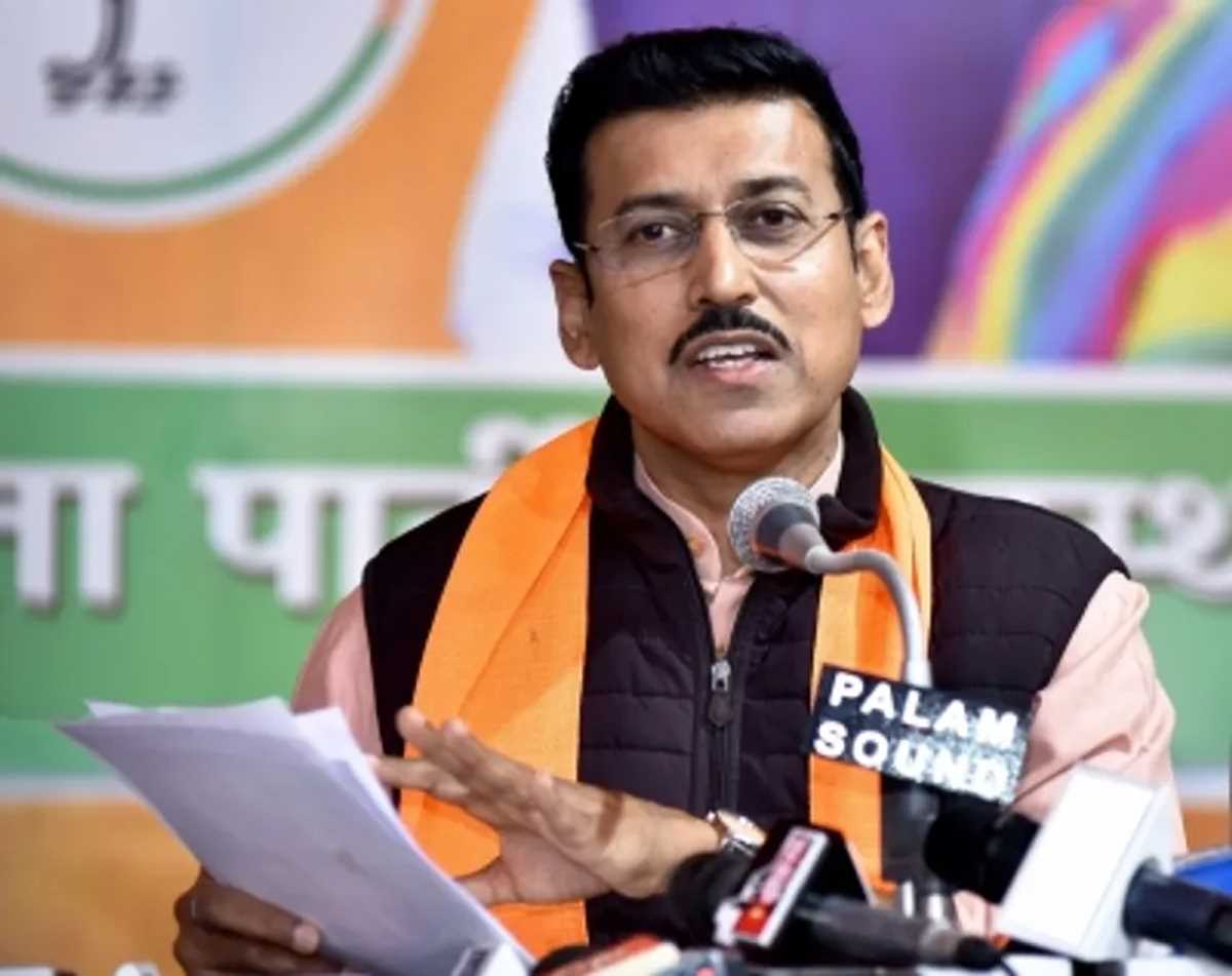 राज्यवर्धन सिंह राठौड़ बोले कांग्रेसी चाहते हैं, देश मे बांग्लादेश जैसे हालात पैदा हों